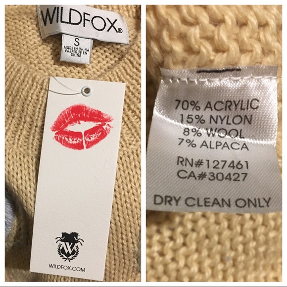 NWT! Rare! Wildfox Whiskers Sweater - Picture 6 of 7
